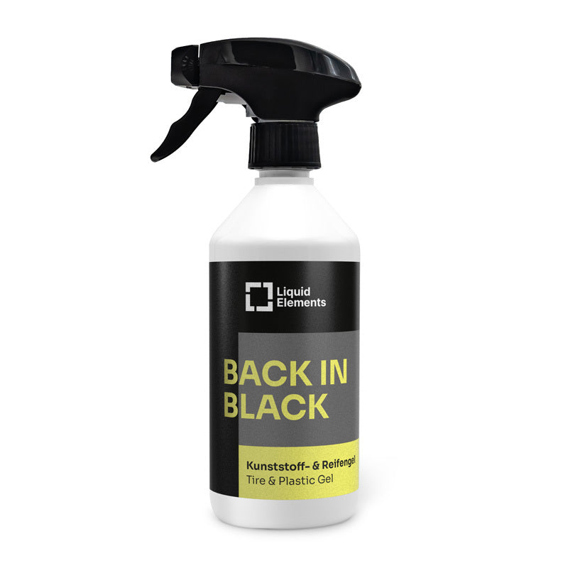 Gel pour pneus et plastiques « Back in Black »